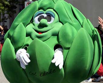 Scottsdale Community College: Artie the Fighting Artichoke Mascot